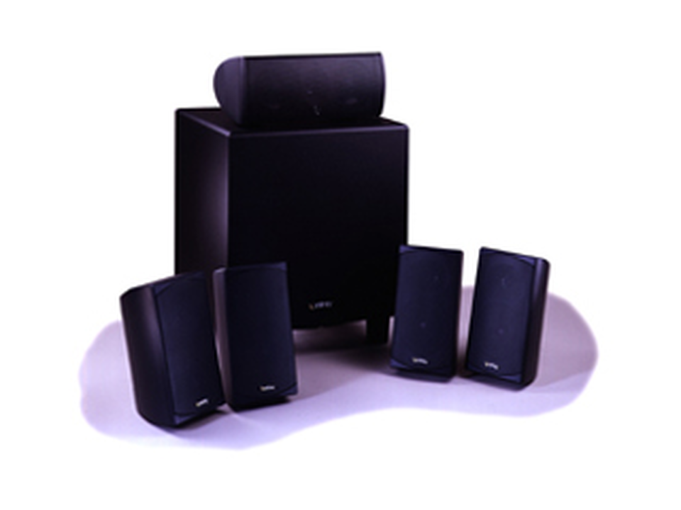 HTS 20 - Black - 6-Piece Speaker w/ Subwoofer - Hero